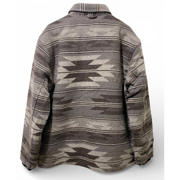 NWT Jachs New York Mens Aztec Sherpa-Lined Snap Button Jacket L - Picture 5 of 16